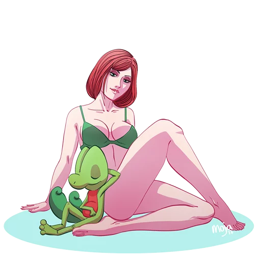 Sticker Girls&Pokemon