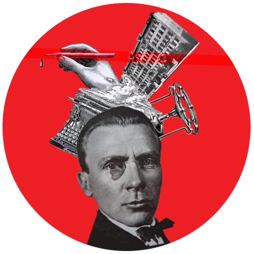 Sticker from the "Bulgakov" sticker pack