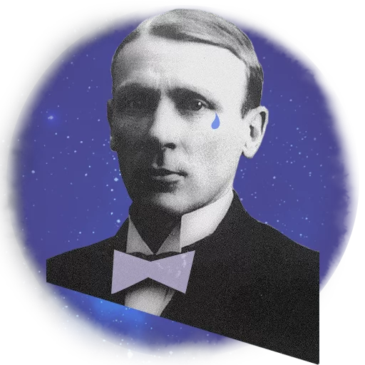 Sticker from the "Bulgakov" sticker pack