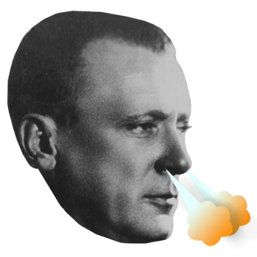 Sticker from the "Bulgakov" sticker pack