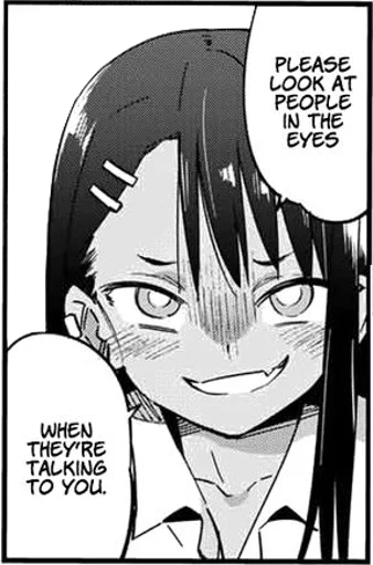 Sticker from the "Nagatoro" sticker pack