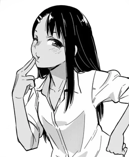 Sticker from the "Nagatoro" sticker pack