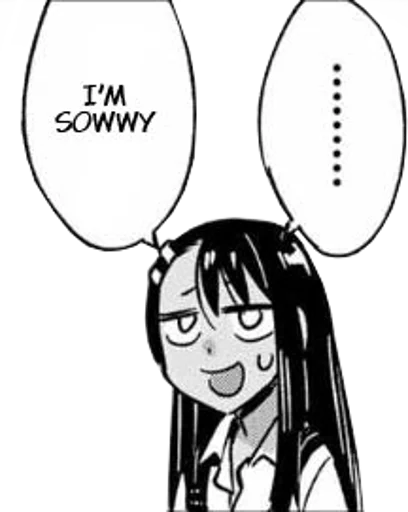 Sticker from the "Nagatoro" sticker pack