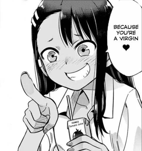 Sticker from the "Nagatoro" sticker pack