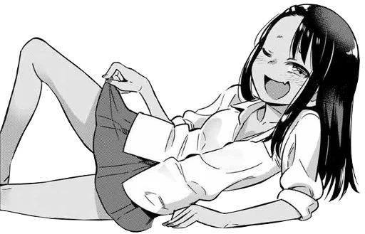 Sticker from the "Nagatoro" sticker pack