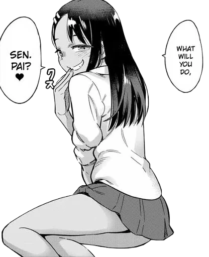 Sticker from the "Nagatoro" sticker pack