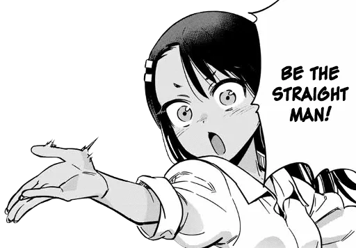 Sticker from the "Nagatoro" sticker pack