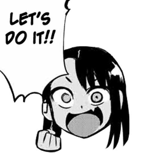 Sticker from the "Nagatoro" sticker pack