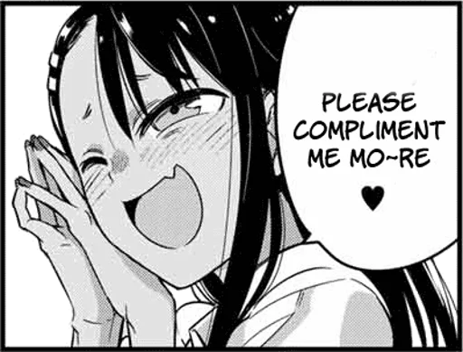 Sticker from the "Nagatoro" sticker pack