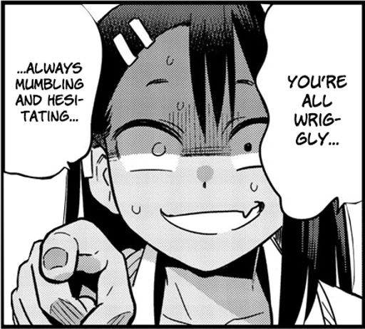 Sticker from the "Nagatoro" sticker pack