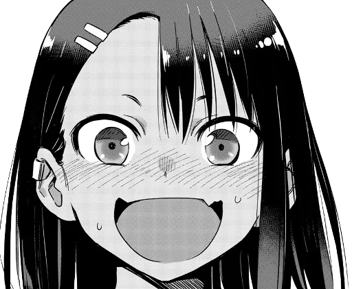 Sticker from the "Nagatoro" sticker pack