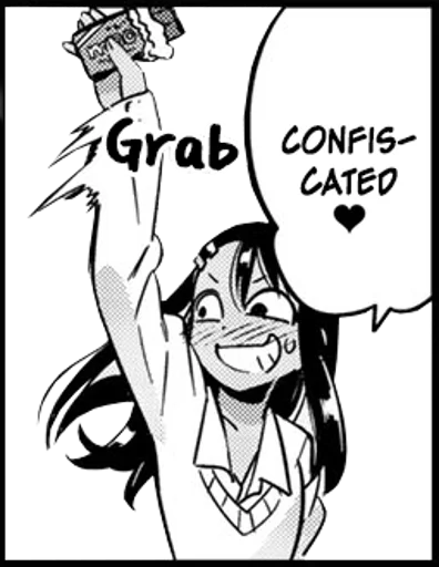 Sticker from the "Nagatoro" sticker pack