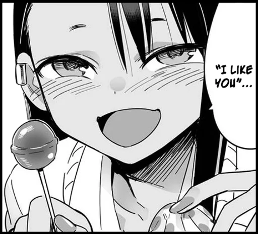 Sticker from the "Nagatoro" sticker pack