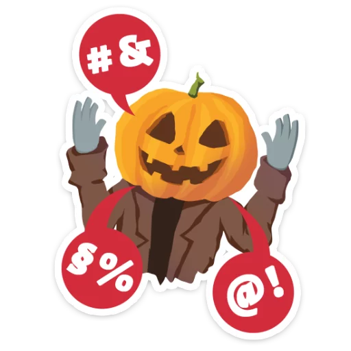 Sticker from the "Маленькое зло" sticker pack