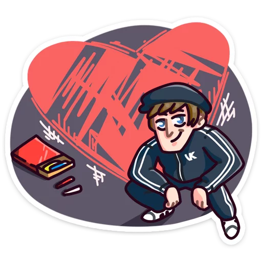 Sticker from the "Славик" sticker pack