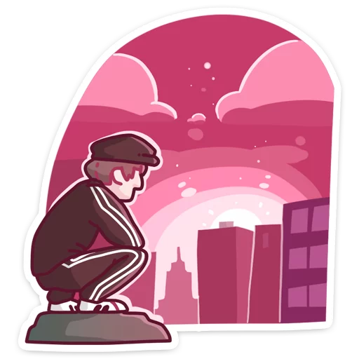 Sticker from the "Славик" sticker pack