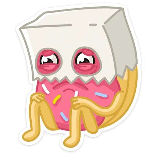 Sticker from the "Донни" sticker pack