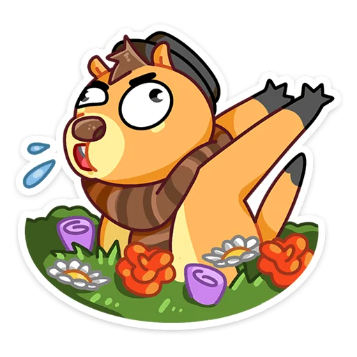 Sticker from the "Сурок Билл" sticker pack