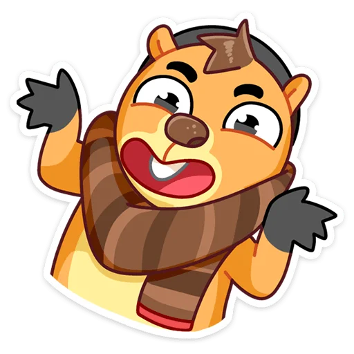 Sticker from the "Сурок Билл" sticker pack