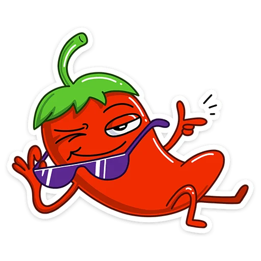 Sticker from the "Перец" sticker pack