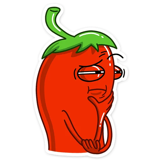 Sticker from the "Перец" sticker pack