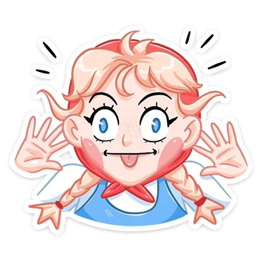 Sticker from the "Маслёна" sticker pack