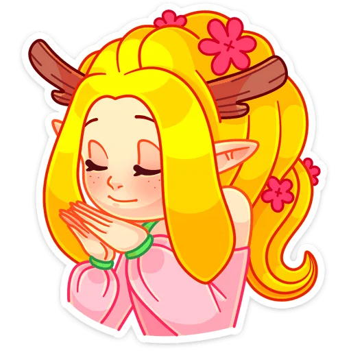 Sticker from the "Элла" sticker pack