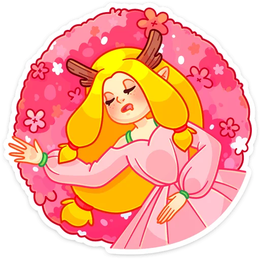 Sticker from the "Элла" sticker pack