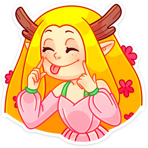 Sticker from the "Элла" sticker pack