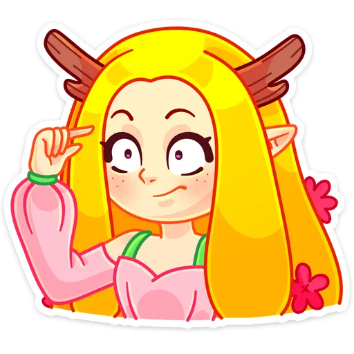 Sticker from the "Элла" sticker pack