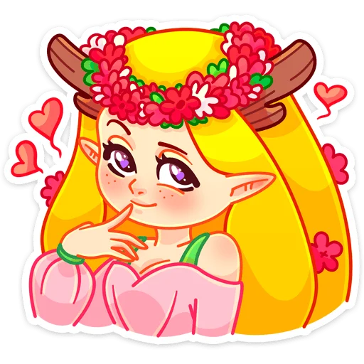 Sticker from the "Элла" sticker pack