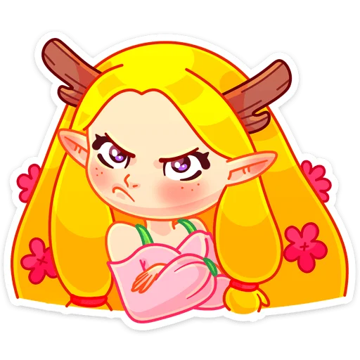 Sticker from the "Элла" sticker pack