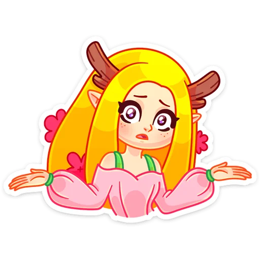 Sticker from the "Элла" sticker pack