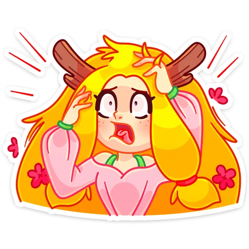 Sticker from the "Элла" sticker pack