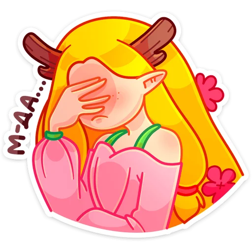 Sticker from the "Элла" sticker pack