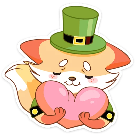 Sticker from the "Клеверок" sticker pack