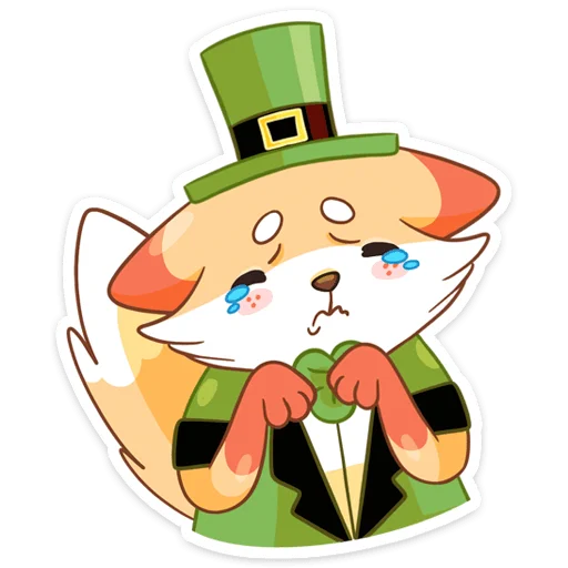 Sticker from the "Клеверок" sticker pack