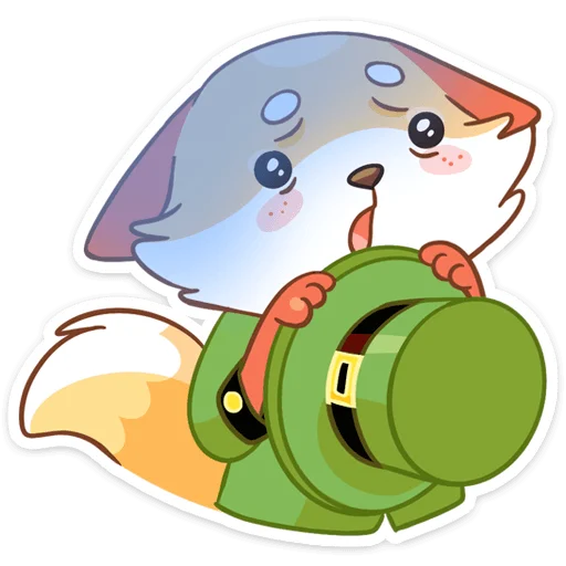 Sticker from the "Клеверок" sticker pack