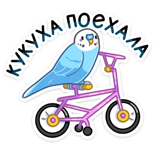 Sticker from the "Попуги" sticker pack