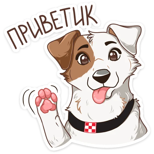 Sticker from the "Питомцы" sticker pack