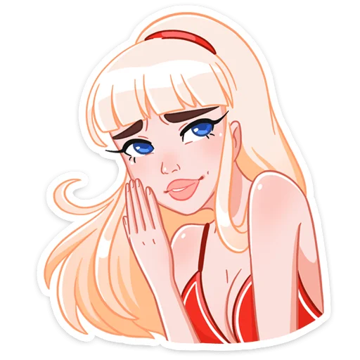 Sticker from the "Отдыхаем с Каталиной" sticker pack