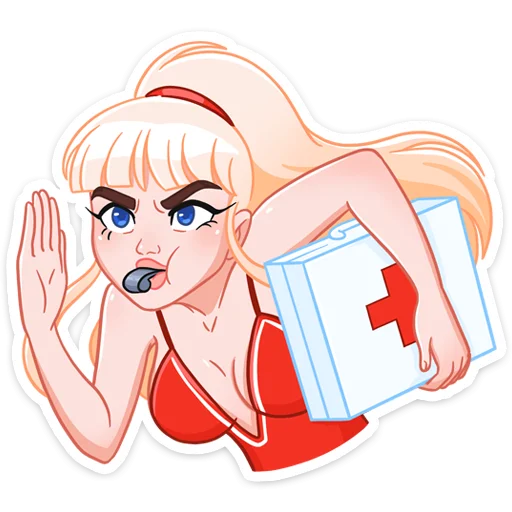 Sticker from the "Отдыхаем с Каталиной" sticker pack