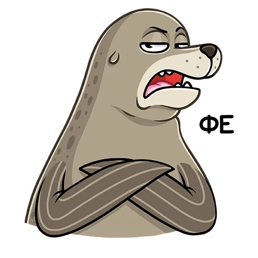 Sticker from the "Гувер" sticker pack