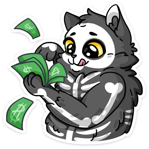 Sticker from the "Скележик" sticker pack