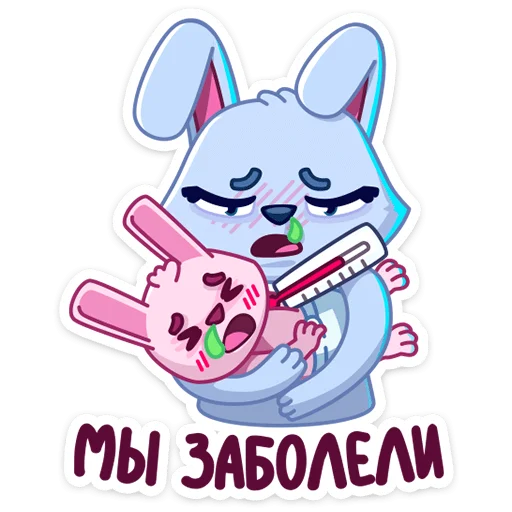 Sticker Мама Зайка