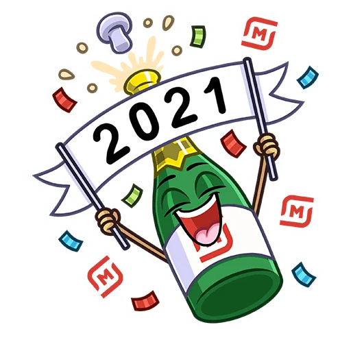 Sticker from the "Чудеса в Магните" sticker pack