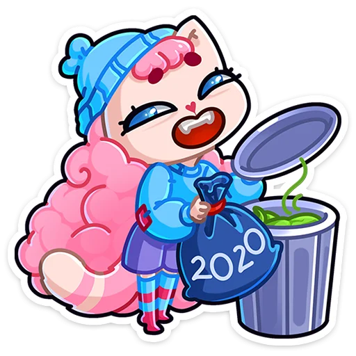 Sticker from the "Карамелька" sticker pack