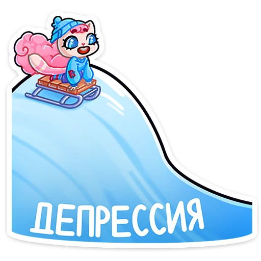 Sticker from the "Карамелька" sticker pack