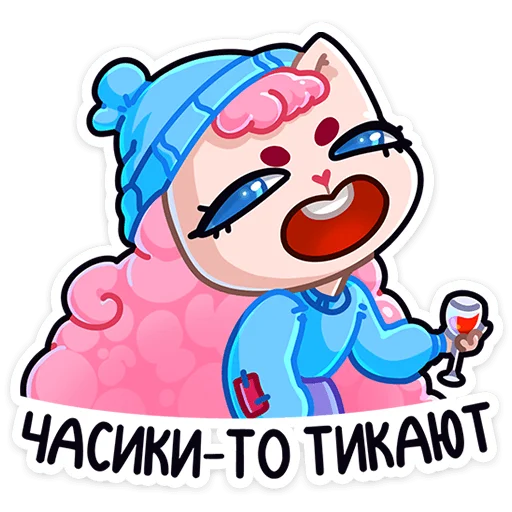 Sticker Карамелька