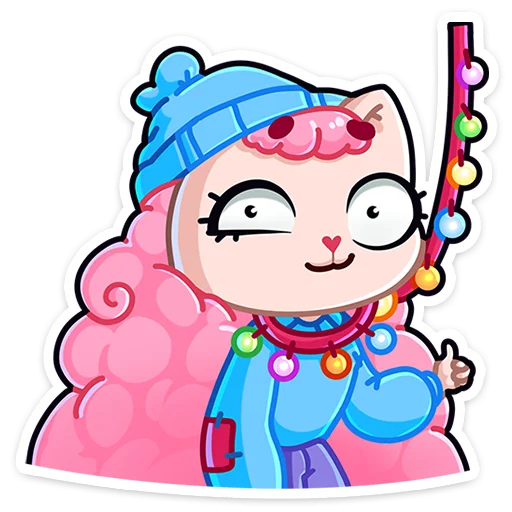 Sticker from the "Карамелька" sticker pack